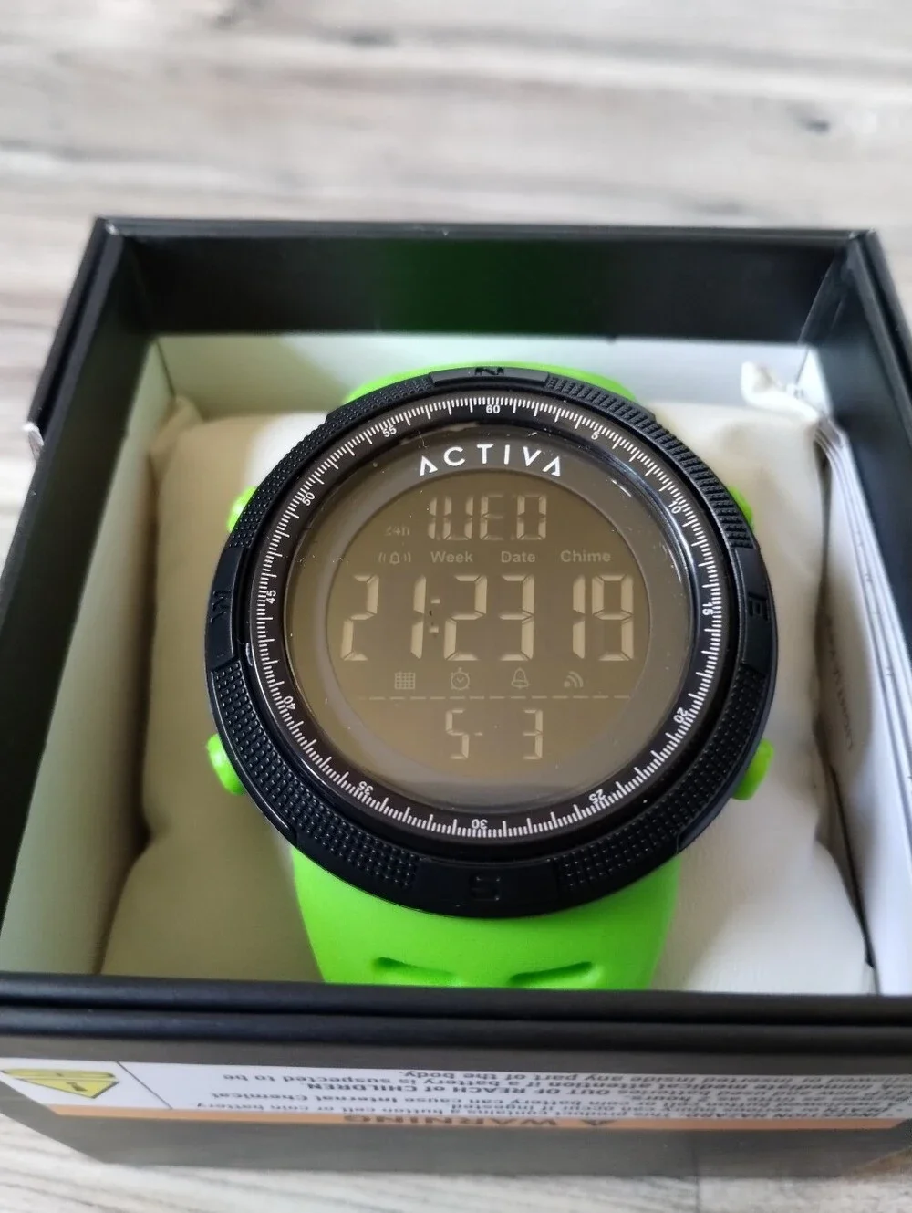 Activa X Invicta DIGITAL ESSENTIALS Digital Men's Watch 50mm Green (ACW1915-005)